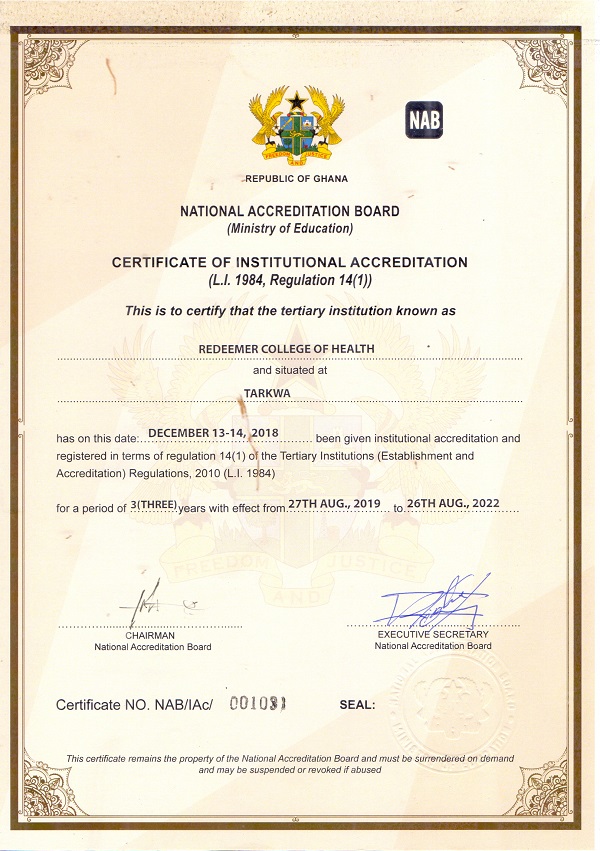 RCH is Accredited by NAB