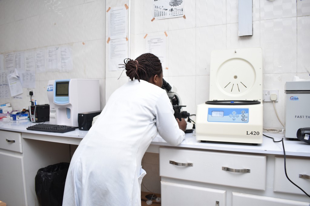 A Medical Laboratory Scientist At Work.